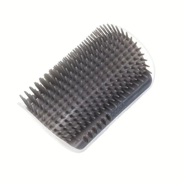 برس و ماساژور دیواری سیلیکونی سرگرمی و اسباب بازی سگ و گربه با محفظه نگهداری کتنیپ و نصب در -2.webp
